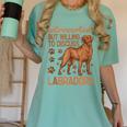 Fox Red Labrador Retriever Introvert Foxred Lab Women's Comfort Colors T-Shirt Violet