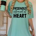 Friendly Introvert At Heart Raglan Baseball Tee Women's Comfort Colors T-Shirt Violet