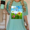 Frutiger Aero Aesthetic Tech Scenery Fishes Sunflower Raglan Baseball Tee Women's Comfort Colors T-Shirt Violet Frutiger Aero Aesthetic Tech Scenery Fishes Sunflower Raglan Baseball Tee Women's Comfort Colors T-Shirt Violet