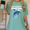 Frutiger Aero Splashy Dolphin Y2k Aesthetic Graphic Premium Women's Comfort Colors T-Shirt Violet