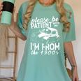 Fun Old People Please Be Patient With Me I'm From The 1900s Women's Comfort Colors T-Shirt Violet Fun Old People Please Be Patient With Me I'm From The 1900s Women's Comfort Colors T-Shirt Violet