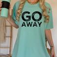 Go Away Sarcastic Antisocial Introvert Saying Women's Comfort Colors T-Shirt Violet Go Away Sarcastic Antisocial Introvert Saying Women's Comfort Colors T-Shirt Violet