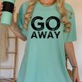 Go Away Sarcastic Antisocial Introvert Saying Women's Comfort Colors T-Shirt Violet Go Away Sarcastic Antisocial Introvert Saying Women's Comfort Colors T-Shirt Violet