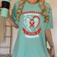 Goddaughter Heart Disease Awareness In Remembrance Memory Of Women's Comfort Colors T-Shirt Violet Goddaughter Heart Disease Awareness In Remembrance Memory Of Women's Comfort Colors T-Shirt Violet