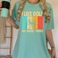 I Like Golf And Maybe 3 People Introvert Raglan Baseball Tee Women's Comfort Colors T-Shirt Violet I Like Golf And Maybe 3 People Introvert Raglan Baseball Tee Women's Comfort Colors T-Shirt Violet