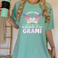 Grami Angel In My Memory Cute Family Remembrance Match Women's Comfort Colors T-Shirt Violet
