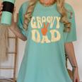 Groovy Dad 70s Aesthetic Nostalgia 1970's Retro Dad Women's Comfort Colors T-Shirt Violet