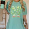 Groovy It's Good Luck To Read St Patrick's Day Book Lucky Women's Comfort Colors T-Shirt Violet