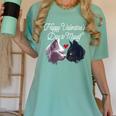 Happy Valentines Day Self Introvert Humor Antisocial Women's Comfort Colors T-Shirt Violet
