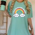 I Hate Everybody Rainbow Sarcastic Grumpy Introvert Women's Comfort Colors T-Shirt Violet I Hate Everybody Rainbow Sarcastic Grumpy Introvert Women's Comfort Colors T-Shirt Violet