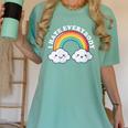 I Hate Everybody Rainbow Sarcastic Grumpy Introvert Women's Comfort Colors T-Shirt Violet I Hate Everybody Rainbow Sarcastic Grumpy Introvert Women's Comfort Colors T-Shirt Violet