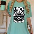 I Hate Everyone Introvert Anti-Social Dark Humor Women's Comfort Colors T-Shirt Violet I Hate Everyone Introvert Anti-Social Dark Humor Women's Comfort Colors T-Shirt Violet