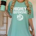 Highly Defensive Armadillo Shield Introvert Boundaries Women's Comfort Colors T-Shirt Violet Highly Defensive Armadillo Shield Introvert Boundaries Women's Comfort Colors T-Shirt Violet