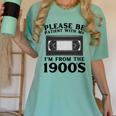 Over The Hill Please Be Patient I'm From The 1900s VHS Premium Tri-Blend Women's Comfort Colors T-Shirt Violet