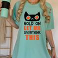 Hold On Let Me Overthink This Anxiety Introvert Overthinking Women's Comfort Colors T-Shirt Violet Hold On Let Me Overthink This Anxiety Introvert Overthinking Women's Comfort Colors T-Shirt Violet