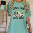 Holiday Scene Nostalgia North Pole Tree Farm Merry Christmas Women's Comfort Colors T-Shirt Violet Holiday Scene Nostalgia North Pole Tree Farm Merry Christmas Women's Comfort Colors T-Shirt Violet