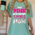 Honoring Mom I Wear Pink In My Memory Of My Mom Raglan Baseball Tee Women's Comfort Colors T-Shirt Violet Honoring Mom I Wear Pink In My Memory Of My Mom Raglan Baseball Tee Women's Comfort Colors T-Shirt Violet