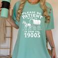 Humorous Wagon Plea Please Be Patient I'm From The 1900s Women's Comfort Colors T-Shirt Violet