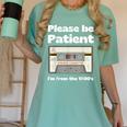 I'm From The 1900s Be Patient Retro Cassette Tape Women's Comfort Colors T-Shirt Violet I'm From The 1900s Be Patient Retro Cassette Tape Women's Comfort Colors T-Shirt Violet