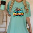 I'm Done Peopling Introvert Sloth Women's Comfort Colors T-Shirt Violet I'm Done Peopling Introvert Sloth Women's Comfort Colors T-Shirt Violet