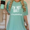 I'm NOT Quiet I'm Plotting Introvert Sarcastic Planning Meme Women's Comfort Colors T-Shirt Violet I'm NOT Quiet I'm Plotting Introvert Sarcastic Planning Meme Women's Comfort Colors T-Shirt Violet
