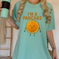 I’m a Pancake Meme For Nostalgia And Sci-Fi Fan Women's Comfort Colors T-Shirt Violet I’m a Pancake Meme For Nostalgia And Sci-Fi Fan Women's Comfort Colors T-Shirt Violet