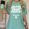 Introvert Animal Dog Owner Women's Comfort Colors T-Shirt Violet