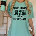 Introvert Antisocial Some Things Are Better Left Alone Women's Comfort Colors T-Shirt Violet Introvert Antisocial Some Things Are Better Left Alone Women's Comfort Colors T-Shirt Violet