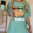 Introvert Capybara Rodent Animal Lover Antisocial Retro Women's Comfort Colors T-Shirt Violet