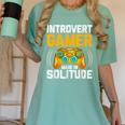 Introvert Gamer Video Games Anti Social Team Player Women's Comfort Colors T-Shirt Violet