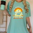 Introvert Relaxation Me Myself And Silence Mountain Vacation Women's Comfort Colors T-Shirt Violet
