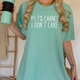 Introvert Sarcastic 99 Chance I Don't Care Antisocial Women's Comfort Colors T-Shirt Violet