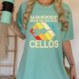 Im An Introvert Unless You Talk About Cellos Women's Comfort Colors T-Shirt Violet Im An Introvert Unless You Talk About Cellos Women's Comfort Colors T-Shirt Violet