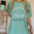 Im An Introvert Unless You Talk About Clarinets Women's Comfort Colors T-Shirt Violet Im An Introvert Unless You Talk About Clarinets Women's Comfort Colors T-Shirt Violet
