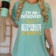 Im An Introvert Unless You Talk About Trumpets Women's Comfort Colors T-Shirt Violet Im An Introvert Unless You Talk About Trumpets Women's Comfort Colors T-Shirt Violet