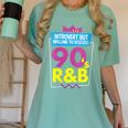 Introvert But Willing To Discuss 90s R&B 1990s Kid Women's Comfort Colors T-Shirt Violet