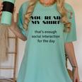 Introvert “You Read My Shirt” Tee T-Shirt Women's Comfort Colors T-Shirt Violet