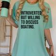 Introverted Boater Boating Introvert Women's Comfort Colors T-Shirt Violet Introverted Boater Boating Introvert Women's Comfort Colors T-Shirt Violet