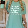 Introverted Coffee Lover Introvert Sarcasm Women's Comfort Colors T-Shirt Violet Introverted Coffee Lover Introvert Sarcasm Women's Comfort Colors T-Shirt Violet