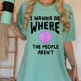 Introverted Sarcastic Humor Antisocial Introvert Women's Comfort Colors T-Shirt Violet