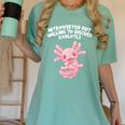 Introverted But Willing To Discuss Axolotl Salamander Women's Comfort Colors T-Shirt Violet