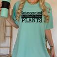 Introverted But Willing To Discuss Plants Cool & Women's Comfort Colors T-Shirt Violet Introverted But Willing To Discuss Plants Cool & Women's Comfort Colors T-Shirt Violet