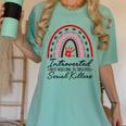 Introverted But Willing To Discuss Serial Killers True Crime Women's Comfort Colors T-Shirt Violet Introverted But Willing To Discuss Serial Killers True Crime Women's Comfort Colors T-Shirt Violet