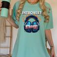 Introvert's Best Friend Noise-Canceling Headphones Women's Comfort Colors T-Shirt Violet