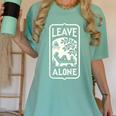 Introvert's Peaceful Solitude Graphic Leave Alone Quiet Women's Comfort Colors T-Shirt Violet