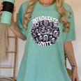 Introverts Unite Quirky Solitude Women's Comfort Colors T-Shirt Violet