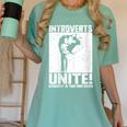 Introverts Unite Separately In Your Own Homes Introvert Women's Comfort Colors T-Shirt Violet