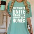 Introverts Unite Separately In Your Own Homes Women's Comfort Colors T-Shirt Violet Introverts Unite Separately In Your Own Homes Women's Comfort Colors T-Shirt Violet