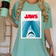 Jaws 2025 Classic Movie Nostalgia Women's Comfort Colors T-Shirt Violet Jaws 2025 Classic Movie Nostalgia Women's Comfort Colors T-Shirt Violet