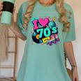 I Love The 70s Retro Cassette Roller Vinyl Disco Nostalgia Premium Tri-Blend Women's Comfort Colors T-Shirt Violet I Love The 70s Retro Cassette Roller Vinyl Disco Nostalgia Premium Tri-Blend Women's Comfort Colors T-Shirt Violet